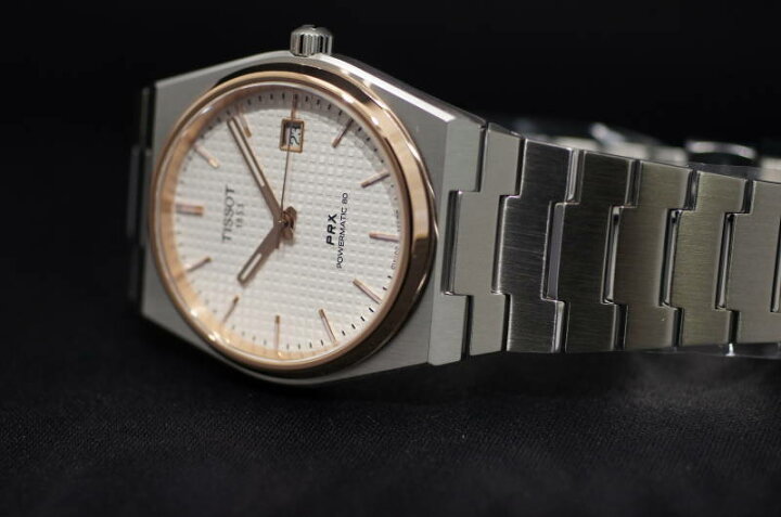 楽天市場】正規品TISSOT ティソ PRX シルバー文字盤 ピンクゴールド色 
