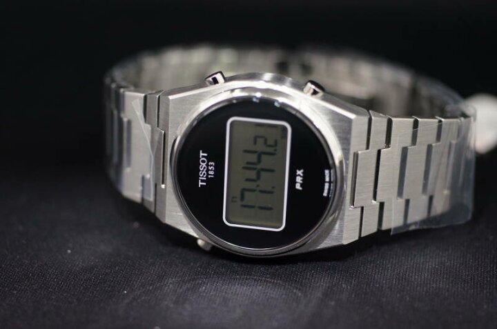 楽天市場】正規品TISSOT ティソ PRX デジタル クォーツ駆動（電池 