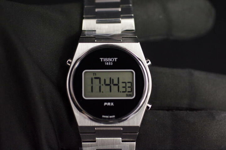 楽天市場】正規品TISSOT ティソ PRX デジタル クォーツ駆動（電池 