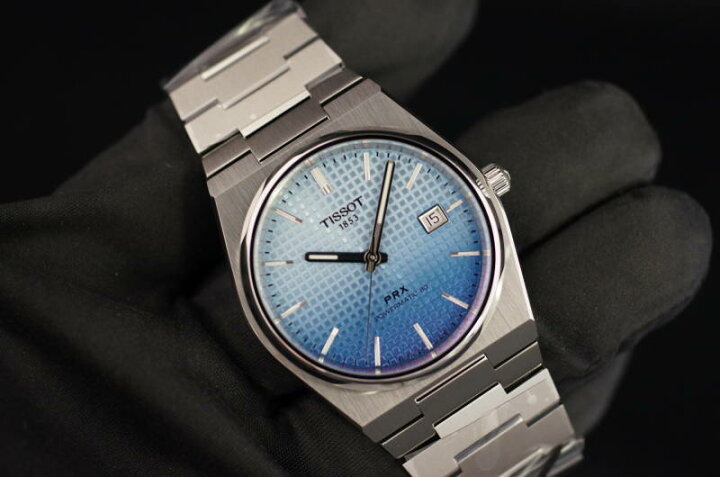 楽天市場】正規品TISSOT ティソ PRX アイスブルーカメレオン文字盤 