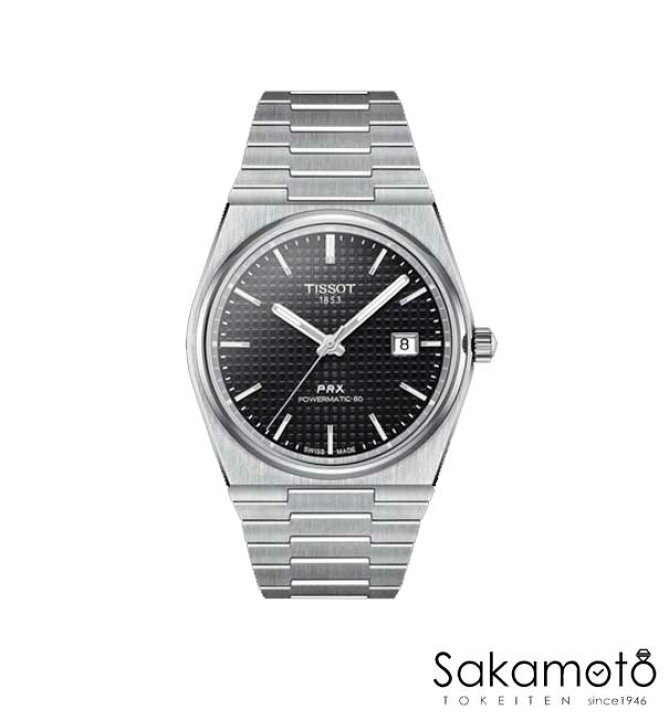 楽天市場】正規品TISSOT ティソPRX ブラック文字盤 自動巻きモデル 