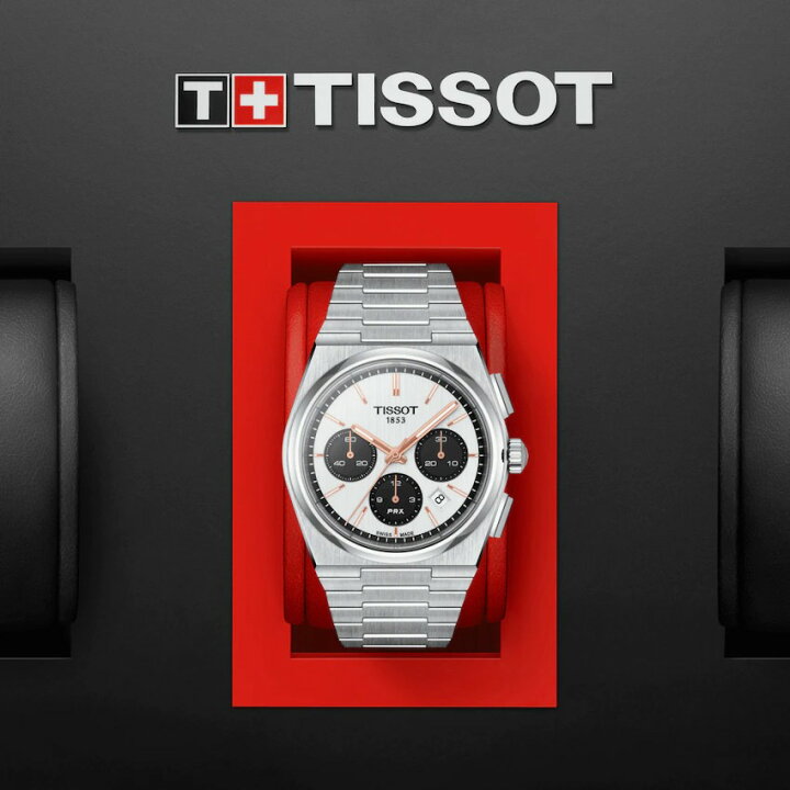 楽天市場】正規品TISSOT ティソ PRX オートクロノ 自動巻き 