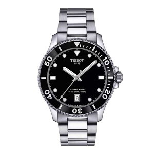 ���K�iTISSOT�y�e�B�\�z�V�[�X�^�[1000�uSEA�@STAR�v300m�h���@�u���b�N�����Ձ@40�~���@�d�r���N�H�[�c�yT120.410.11.051.00�z�yT1204101105100�z