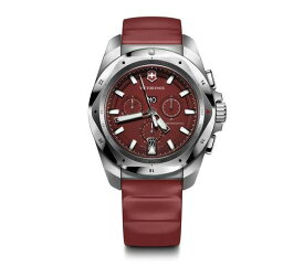 【あす楽】国内正規VICTORINOX【ビクトリノックス【INOX　Chrono】【イノックス クロノ】【レッド】戦車が踏んでも壊れない腕時計【241986】