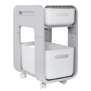 キッチンワゴン 調味料ラック キャスター付きワゴン 台所収納 収納ワゴン 収納ラック 収納ケース 段 移動式 度回転可能 小物収納 組立簡単 総耐荷重kg 幅 ×奥行 ×高さ