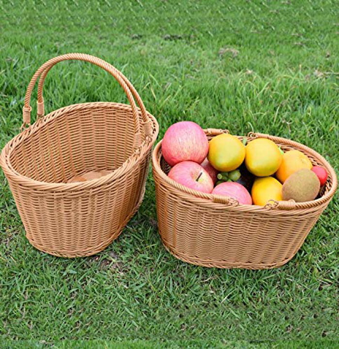 ピクニック かご バスケット 籐かご 手編み かご 洗える 2つの取っ手付き フルーツバスケット 小物収納 オシャレ ナチュラル 小  楽天市場】1600円OFFクーポン 籐のかごバスケット ラタン ピクニックバスケット カゴ収納 北欧 持ち手 ランチバスケット キャンプ ピクニック  ... ピクニック かご バスケット 籐かご 手編み かご 洗える 2つの取っ手付き フルーツバスケット 小物収納 オシャレ ナチュラル 小