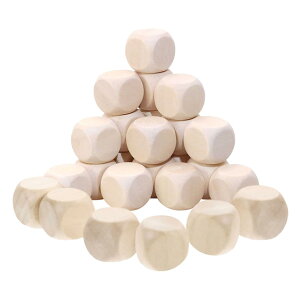 木製ブランクサイコロ 知育玩具 スクエアブロック 寮 学校 大人用 個