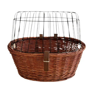 ワイヤーメッシュ付きドッグバイクバスケット小さな犬用のペットシート、猫の買い物