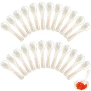 Caviar Spoon Mother of Pearl MOP LrAXv[ nhNtg WEhnh LrA  ACXN[  R[q[T[rO XgT[rOZbg (24 2.75C`)