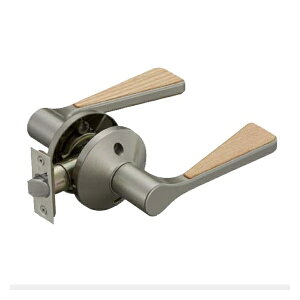 マツ六 兼用バリアフリーレバーHB空錠 EL5060-1MH-NSNC Nシルバー+Nクリア ハイブリッドレバー