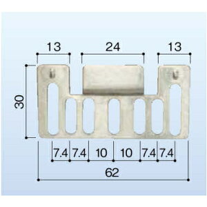 網戸ガイド 外ツメ 106