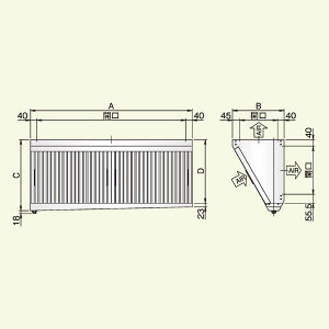 �z�[�R�X F2-525S F�^�O���[�T�[ �Жʑ́A�J�� �z�C�� 25cm X 50cm 2�� �O���[�X�t�B���^�[ �O���X�������u �~�[�p ���C���u �r�C�_�N�g �r�� ������������ �h�΃V���b�^�[�Ή��m�@�l���Ə�����,