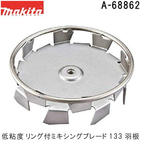 マキタ A-68862 低粘度 リング付ミキシングブレード133 (羽根) 内外径115mm ボルトなし (カクハン作業用品) 純正品