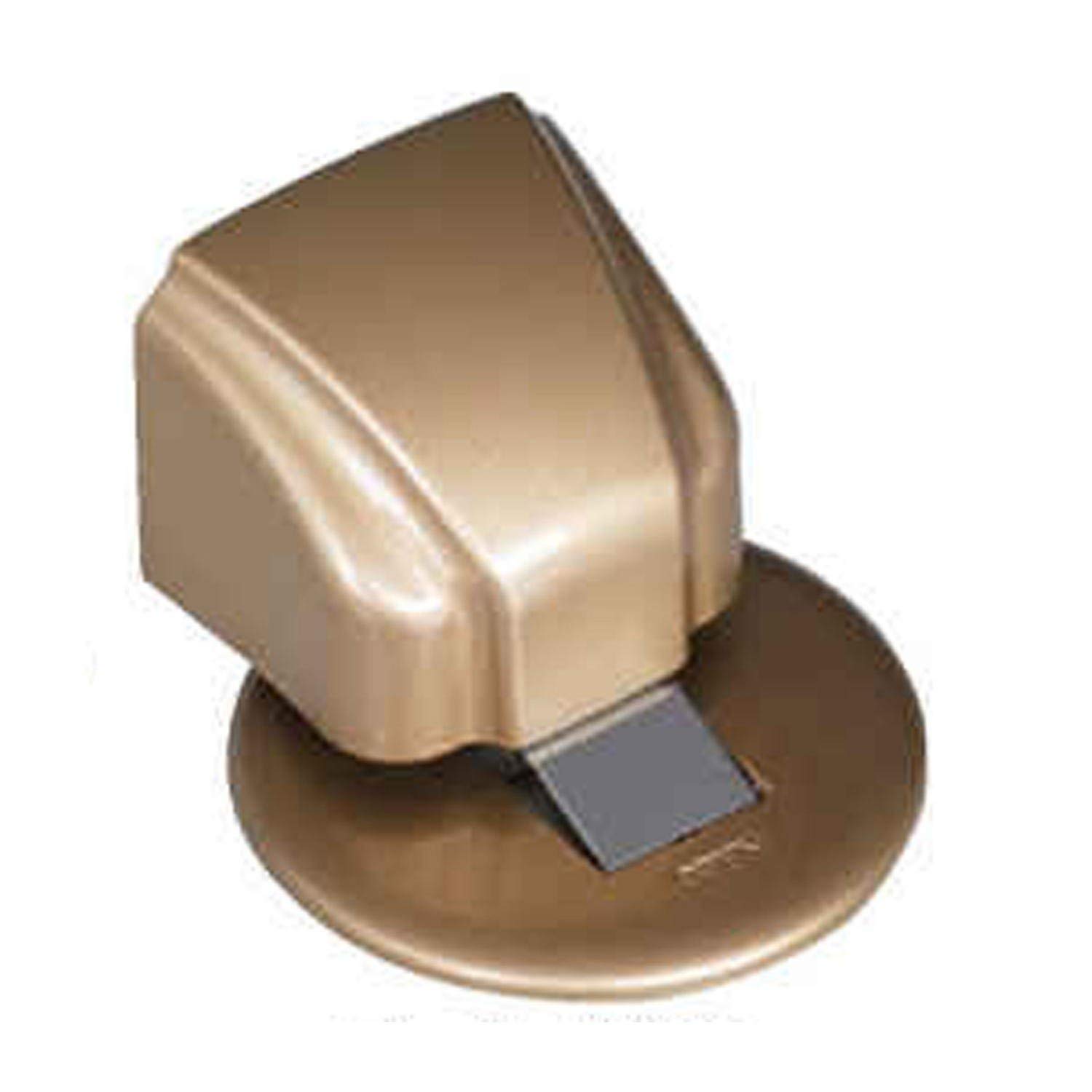 マグネットドアストッパー プッシュロックタイプ ゴールド 固定用ねじ付属 （品番：ＳＨ－ＴＭＧ３０Ｇ）「送料見積り・直送」【着払い・代引き不可】