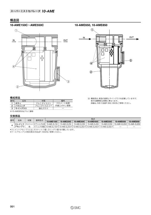 楽天市場】SMC スーパーミストセパレータ クリーンシリーズ （品番 