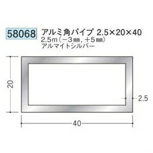 n 58068-2.5m A~ppCv2.5×20×40 F2.5m A}CgVo[ @F1@@@ll
