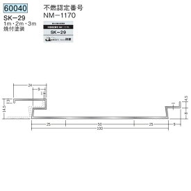 創建 60040-2m アルミスパンドレルSK　不燃　SK-29 長さ：2m 焼付塗装 色：24色 　個数：1個　送料無料　★法人様限定