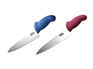 ののじ UDザク切り包丁 18Cm 赤 LUZ-P018R「直送品」