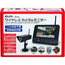 ELPA　ワイヤレスカメラモニターセット （品番:CMS-7001）（注番1022007）