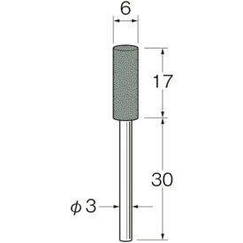 リューター　軸付ラビン砥石（一般用）R4322粒度（＃）：120 （品番:R4322）（注番1283432）