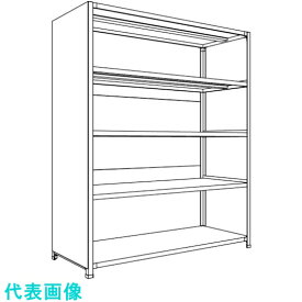 NF　背板・側板付軽量物品棚W1500D600H1800F5 （品番:LA65L-25）（注番1358623）・（送料別途見積り,法人・事業所限定,直送）