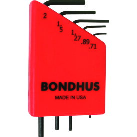 ボンダス　精密六角レンチセット　5本組（0．71-2mm） （品番:HLX5MS）（注番1463324）