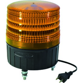 日動　大型LED回転灯　LEDフラッシャー150　100V　黄 （品番:NLF150-100V-Y）（注番1622026）・（送料別途見積り,法人・事業所限定,取寄）