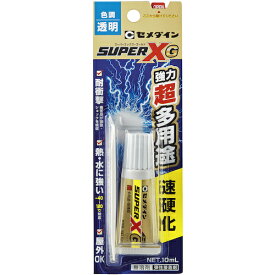 セメダイン　スーパーXゴールド　クリア　P10ml　（速硬化）AX－023 《10本入》（品番:AX-023）（注番2128893×10]