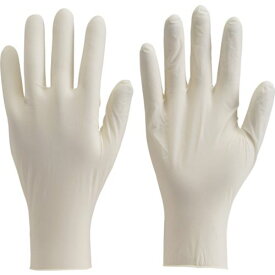 TRUSCO　使い捨て天然ゴム極薄手袋　（100枚入）　S （品番:DPM-5498-S）（注番2273284）