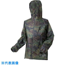 喜多　スーパーライトレインウェア　超軽量　No1710　カモフラ　M （品番:NO1710-CAMO-M）（注番2354020）