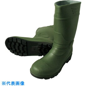喜多　安全PVC長靴　KR7450　グリーン　25．5 （品番:KR7450-GRE-25.5）（注番2360390）