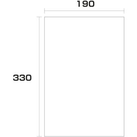 □グリーンクロス　ポリエチレン袋　厚み0．08　500枚　190幅x長さ330mm （品番:6300005014）（注番2445556）・（法人・事業所限定,直送元）