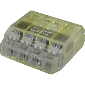 TRUSCO　差込形電線コネクタ極数4　（8個入） （品番:T-QL-4）（注番2558084）