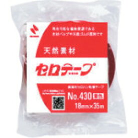 ニチバン　セロテ－プ着色赤4301T－18　18mmX35m　バイオマスマーク認定製品 《10巻入》（品番:4301T-18）（注番3302890×10]