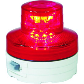 日動　電池式LED回転灯ニコUFO　常時点灯タイプ　赤 （品番:NU-AR）（注番3561313）