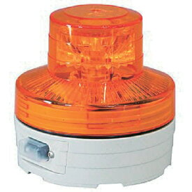 日動　電池式LED回転灯ニコUFO　夜間自動点灯タイプ　黄 （品番:NU-BY）（注番3561348）