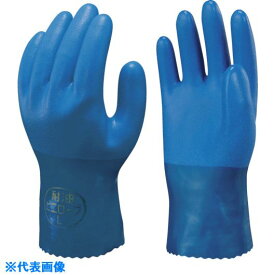 ショーワ　塩化ビニール手袋　まとめ買い　簡易包装耐油ビニロ－ブ1Pk（袋）＝10双入　ブルー　Mサイズ （品番:NO650-M10P）（注番3563332）