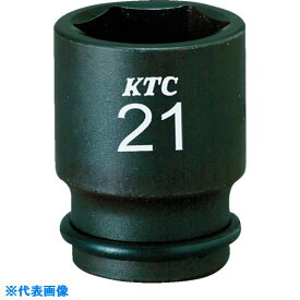 KTC　9．5sq．インパクトレンチ用ソケット（セミディープ薄肉）　対辺寸法10mm　差込角9．5mm　6角 （品番:BP3M-10TP）（注番3597245）