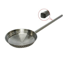 □エムテートリマツ　KSA25-40ステンレス一体型角柄網ヒシャク　250＊柄400 （品番:045132001）（注番3836393）