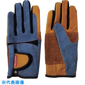 富士グローブ　牛本革手袋　デニミスト　DM－03　S （品番:7539）（注番4015476）