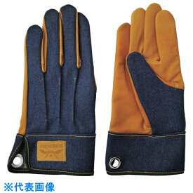 富士グローブ　牛本革手袋　デニミスト　DM－01　LL （品番:7534）（注番4015489）