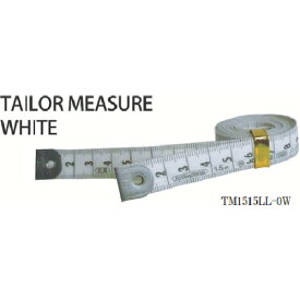 プロマート　テーラーメジャー1．5m　0点　白／白 （品番:TM1515LL-0W）（注番4958403）