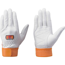 トンボレックス　羊革製手袋　手の平当て付　オレンジ （品番:R-330R-M）（注番5107968）