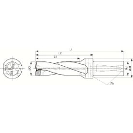 京セラ　マジックドリル　DRZ型用ホルダ　加工深さ3×DC （品番:S40-DRZ54162-20） （注番5519594）・ （送料別途見積り,法人・事業所限定,取寄）