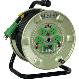 日動　電工ドラム　100V　漏電保護専用ブレーカー付　極太電線　20m （品番:NNP-EB24F）（注番5521879）