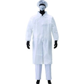 アゼアス　白衣3点セット（ファスナー）　AZ　CLEAN1301　Lサイズ （品番:AZ-CLEAN1301-L）（注番8198982）