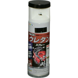 アサヒペン　弱溶剤型2液ウレタンスプレー　300ML　黒 （品番:604811）（注番8249177）