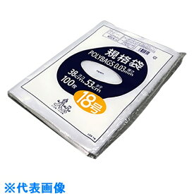 AS　ポリバック規格袋L03-18　（100枚入） （品番:1-8279-18）（注番8385239）・（送料別途見積り,法人・事業所限定,取寄）