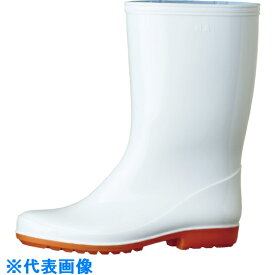 ミドリ安全　作業長靴　W2100ホワイト　28cm （品番:W2100-W-28.0）（注番8579262）・（送料別途見積り,法人・事業所限定,取寄）