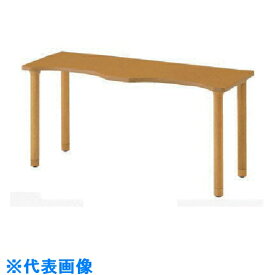 ナイキ　木製テーブル　外寸法：W1600×D600×H700 （品番:RT1660SLC-NA）（注番8686157）・（送料別途見積り,法人・事業所限定,取寄）
